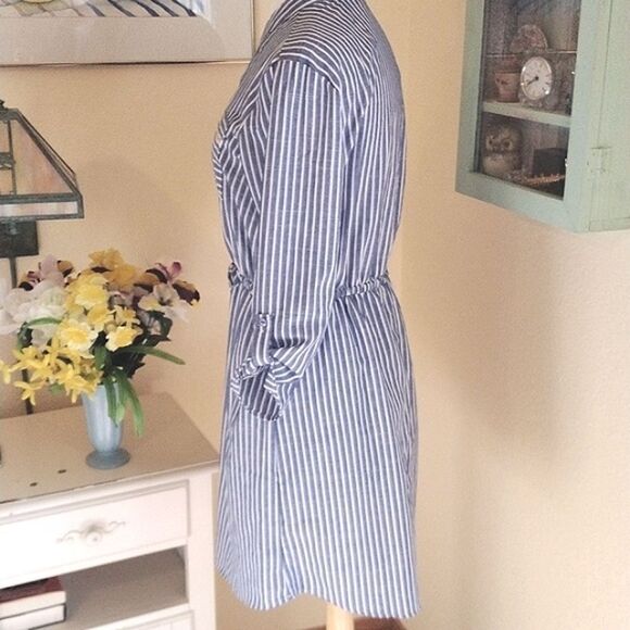 Mlle Gabrielle Striped Cotton Dress - Picture 5 of 10